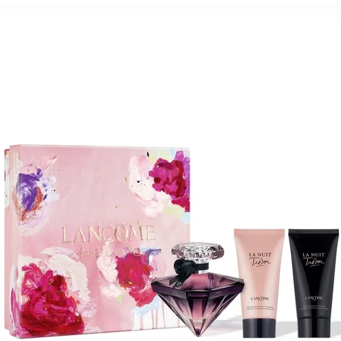 LANCÔME La Nuit Trésor Coffret Eau de Parfum, Gel Douche et Lait