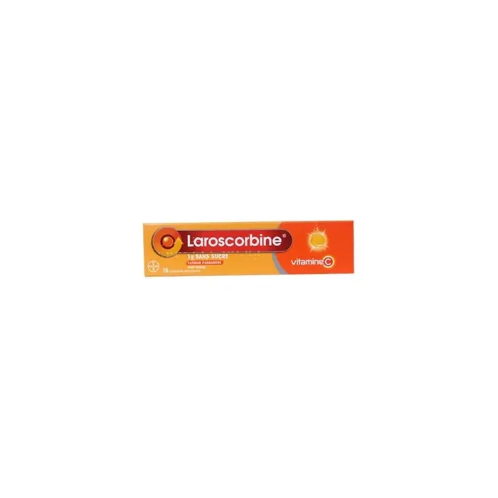 LAROSCORBINE 1 G EFFERVESCENT 15 comprimés SANS SUCRE BAYER