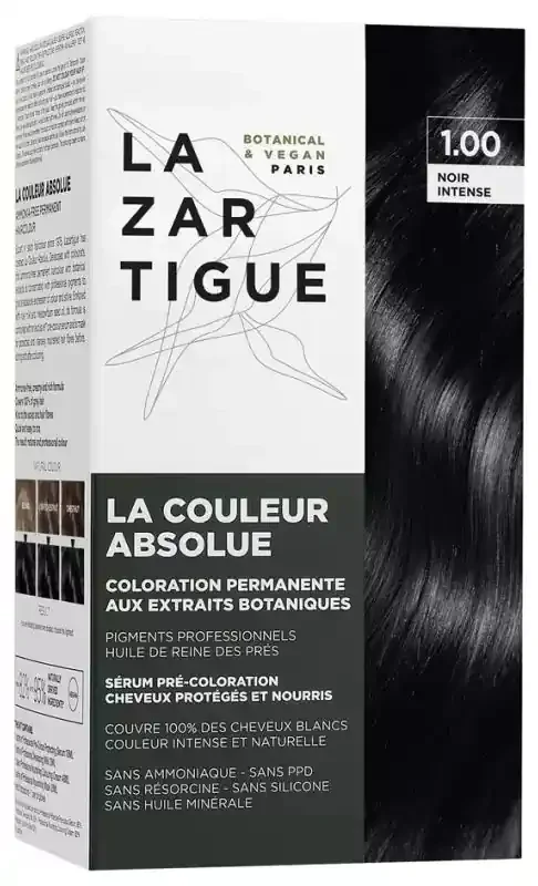 Lazartigue Couleur Absolue – Coloration 1.00 Noir Intense
