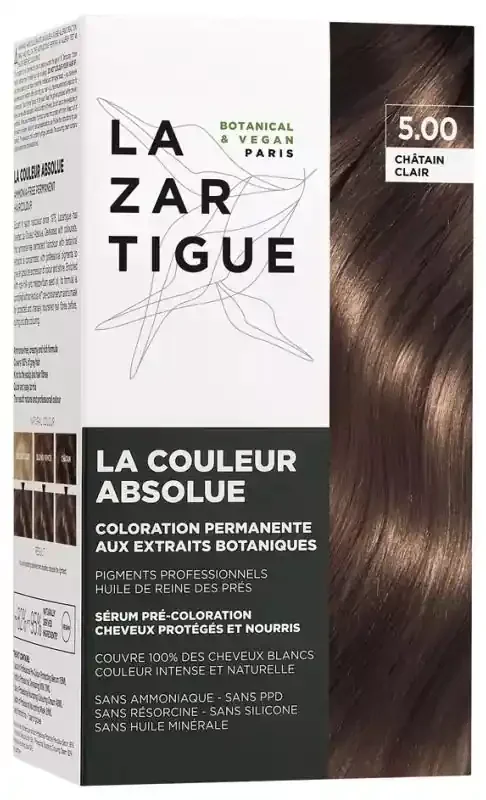 Lazartigue Couleur Absolue – Coloration 5.00 Châtain Clair