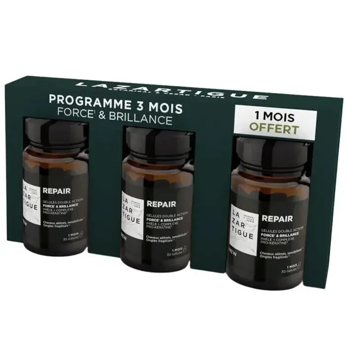 Lazartigue repair force & brillance 3×30 gélules