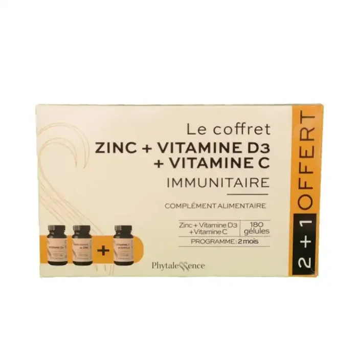 LE COFFRET IMMUNITAIRE 180 GELULES PHYTALESSENCE