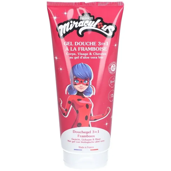 Le Comptoir du Bain Gel Douche Miraculous 3-en-1 Framboise