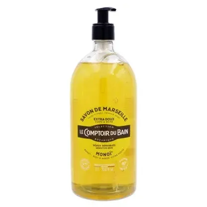 LE COMPTOIR DU BAIN SAVON DE MARSEILLE MONOÏ 1L