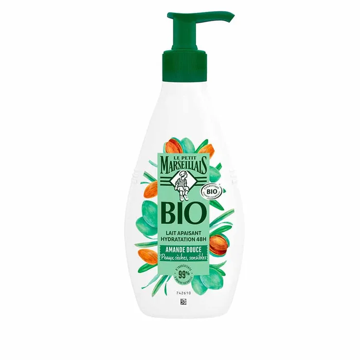 Le Petit Marseillais Lait Apaisant certifié Bio Amande Douce