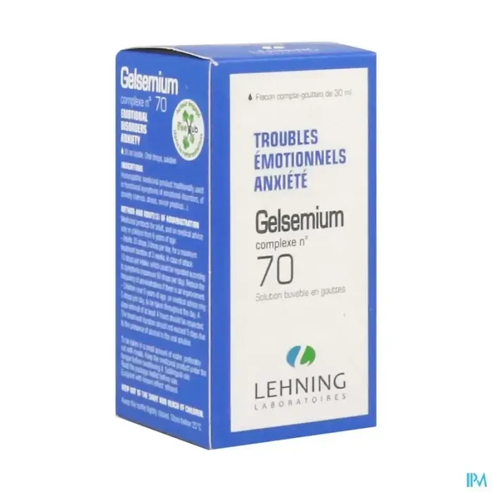 Lehning complexe 70 gelsemium solution buvable 30ml