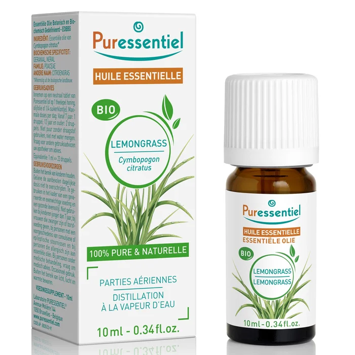 Lemongrass Bio – Huile Essentielle 10 ml
