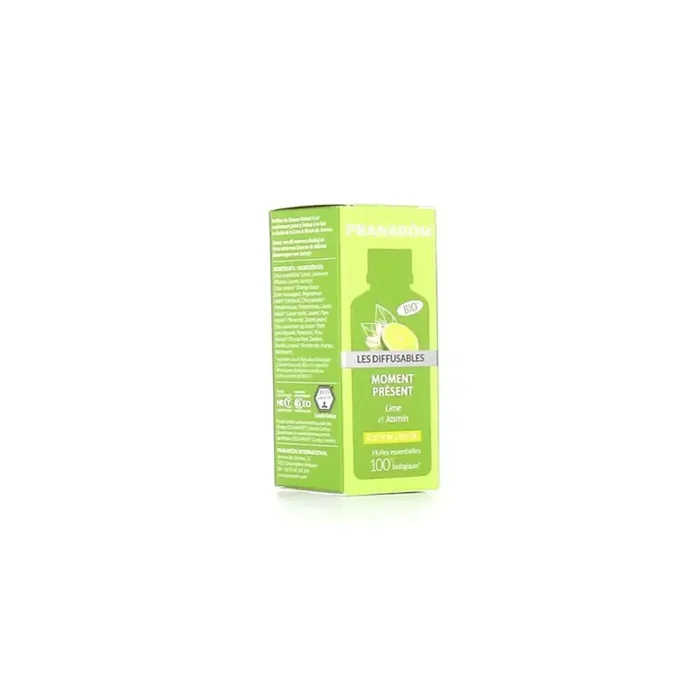 LES DIFFUSABLES MOMENT PRÉSENT LIME JASMIN BIO EDITION LIMITÉE 10ML PRANAROM