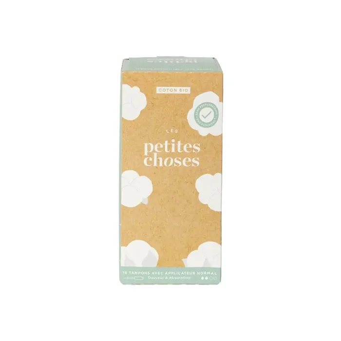 Les Petites Choses Tampon Bio avec applicateur Flux normal boite de 16