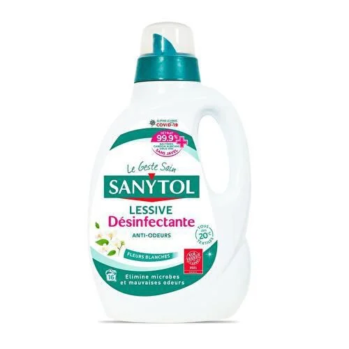 Lessive Désinfectante Fleur Blanche
