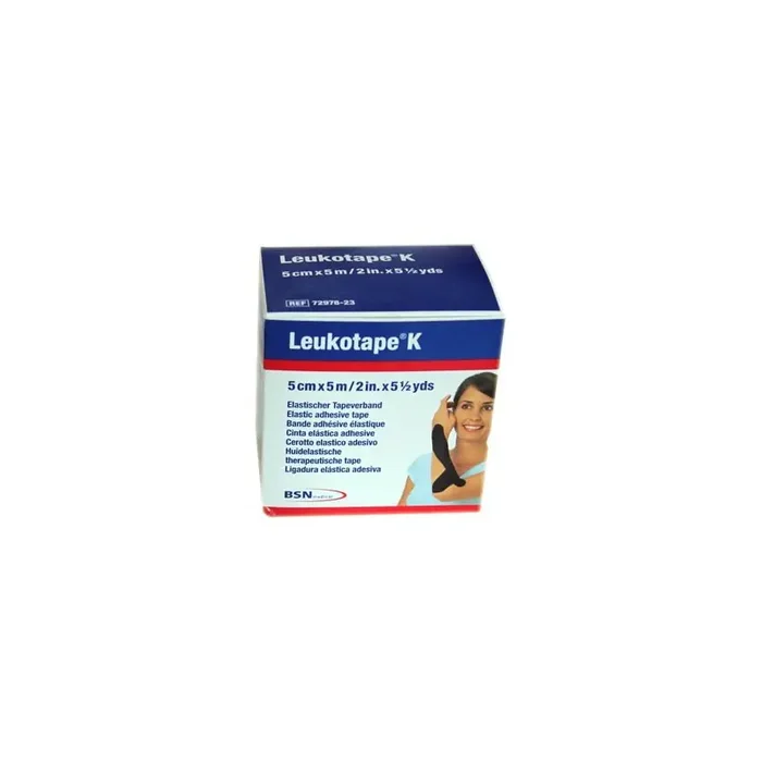 Leukotape® K Noir 5cmx5m BSN MEDICAL
