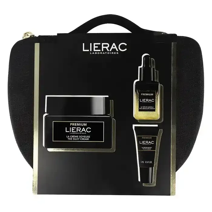 Lierac Premium Coffret Anti-Age Crème Soyeuse 50ml + Sérum 13ml + Crème Regard 5ml