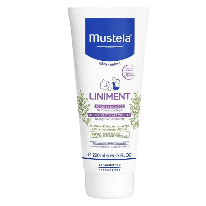 Liniment A L‘huile D‘olive Extra Vierge Des La Naissance 200ml Mustela