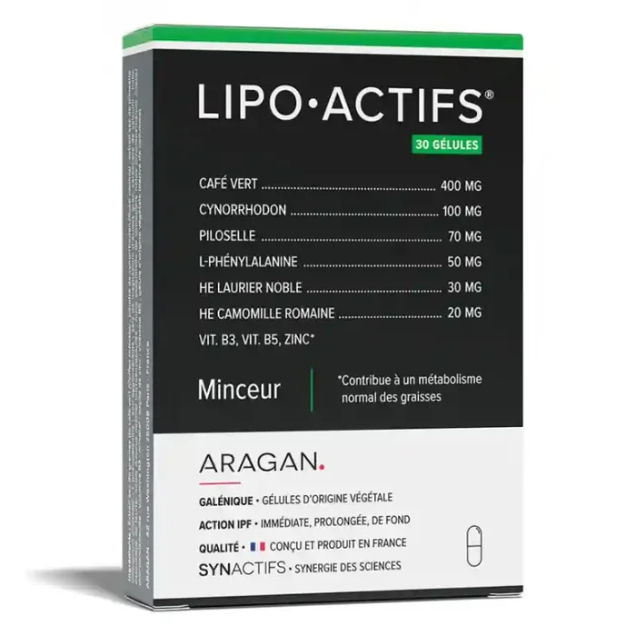 LIPO-ACTIFS 30 GELULES ARAGAN