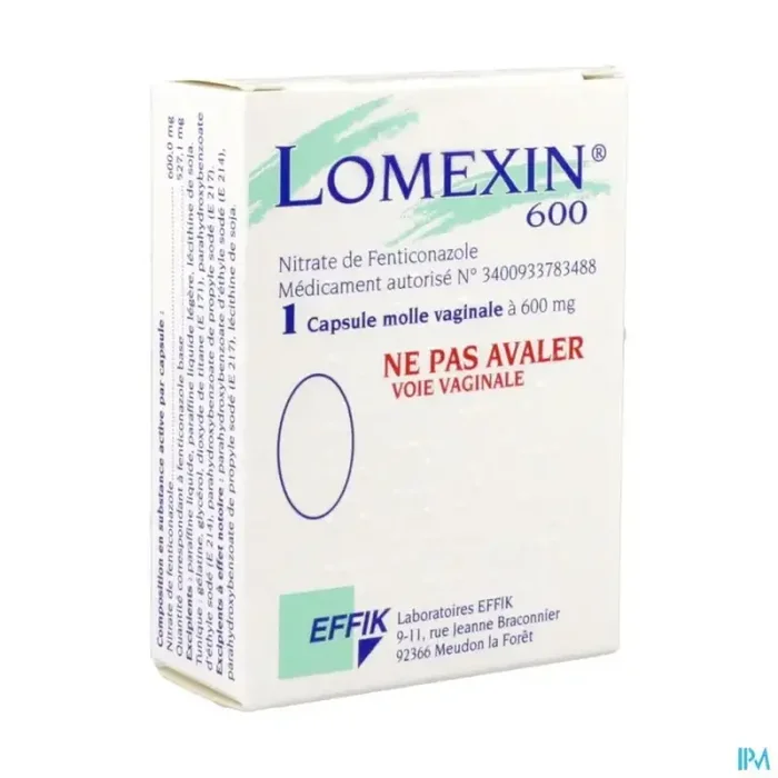 Lomexin 600mg capsule molle vaginale 1