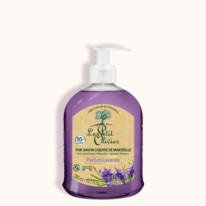 Lot de 12 – Pur Savon Liquide de Marseille – Parfum Lavande
