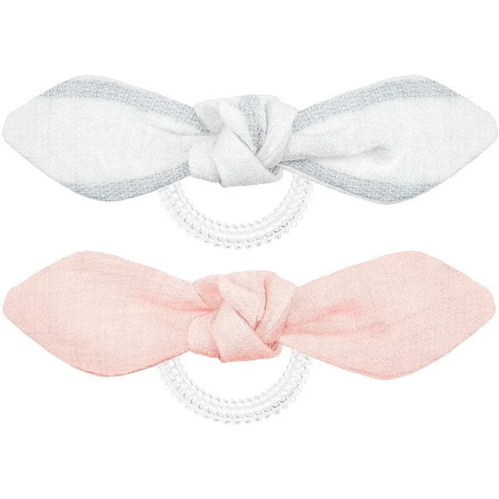 Lot de 2 élastiques invisibles nœuds – Nordic Breeze – Bowtique