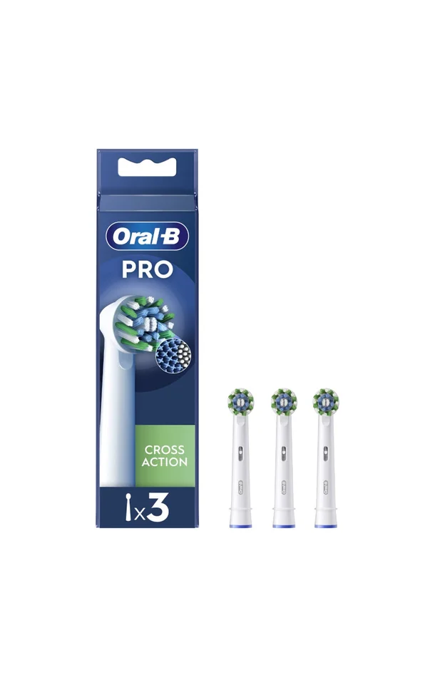 Lot de 3 brossettes de rechange – Cross Action – Blanc