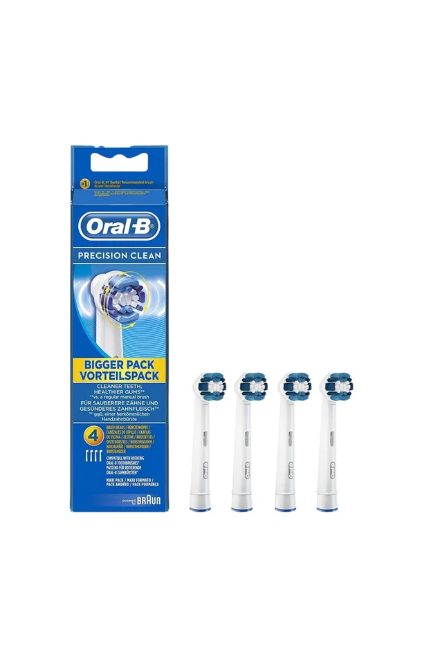 Lot de 4 brossettes de rechange – Precision Clean – Blanc