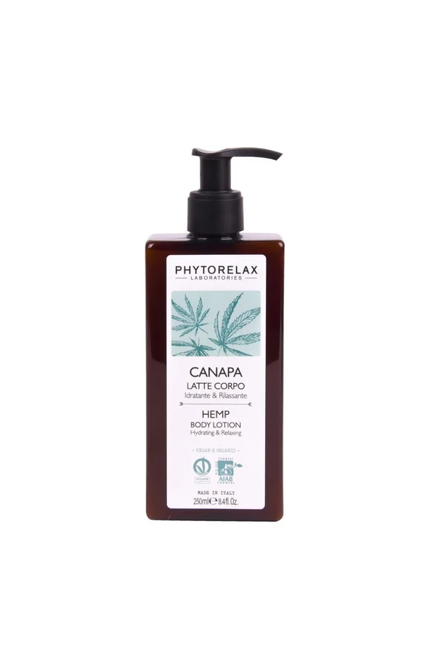 Lotion hydratante & relaxante – Huile de graines de chanvre – Corps – 250 ml