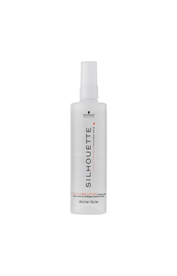 Lotion soin & coiffage fixation souple – Silhouette – 200 ml