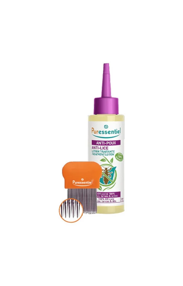 Lotion traitante anti-poux & peigne – Cheveux – 100 ml