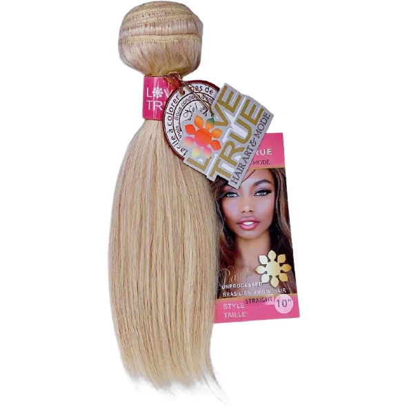 LOVE TRUE PARIS ≡ Mèche Brésilienne Lisse Blonde 613