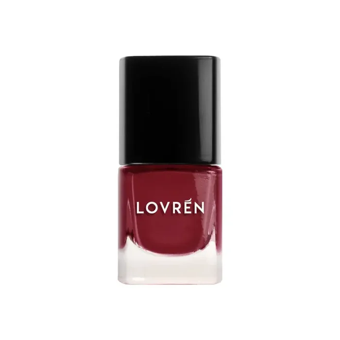 Lovren S12 vernis a ongles rouge sangria