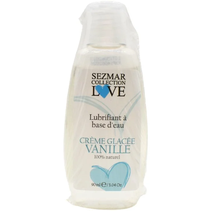 Lubrifiant à base d’eau 100% naturel – Crème glaçée vanille – 90 ml