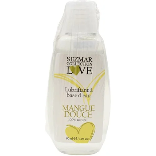 Lubrifiant à base d’eau 100% naturel – Mangue Douce – 90 ml