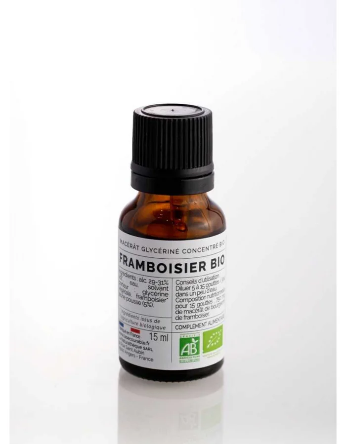 MACERAT GLYCERINE certifié BIO – Framboisier