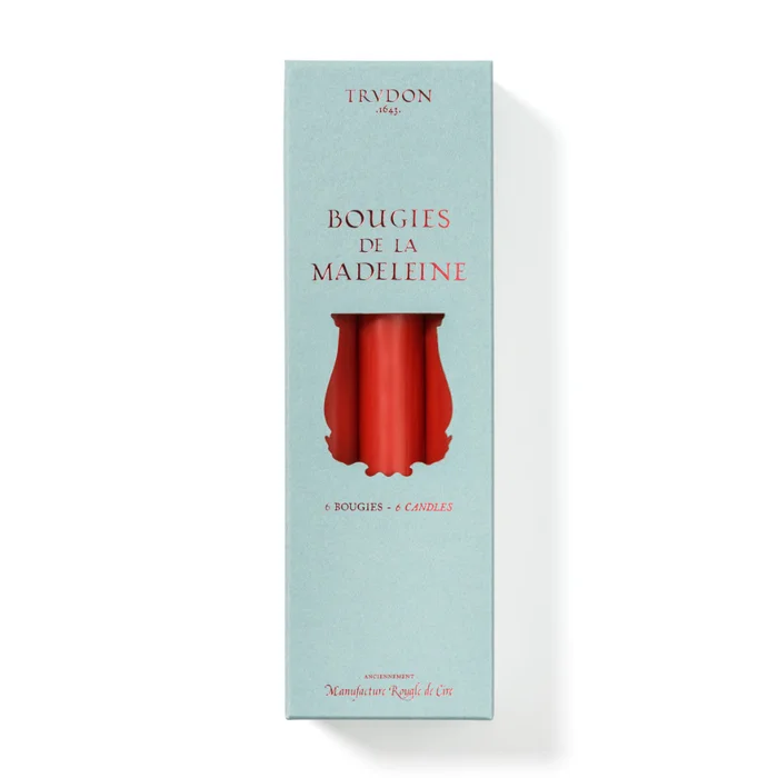 Madeleine Rouge Feu – 6 Bougies