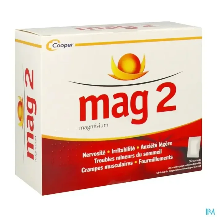 Mag 2 poudre pour solution buvable sachet 30