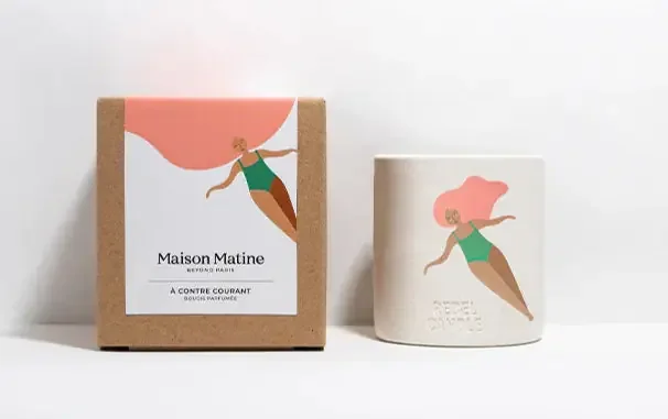 Maison Matine bougie parfumée à contre-courant 160g