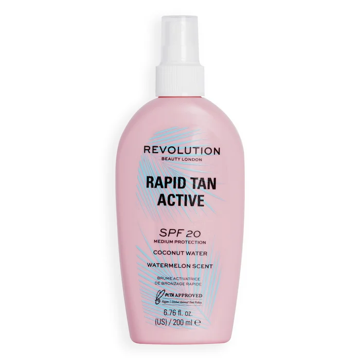 Makeup Revolution Beauty Rapid Tan Active Brume Activatrice de Bronzage Active SPF 20 200 ml