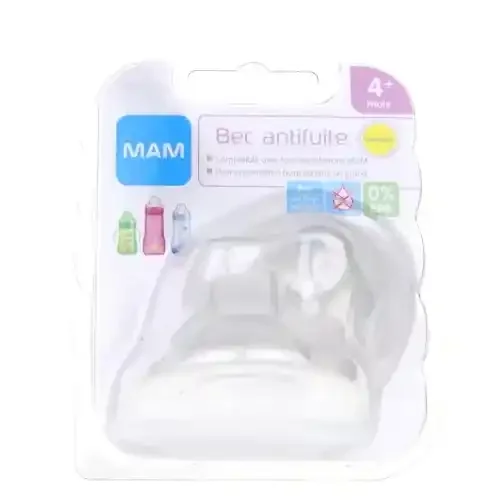 MAM 2 Tétines Becs Antifuite 4 Mois+