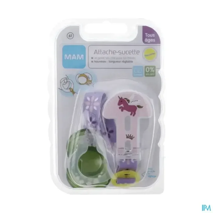Mam attache sucette tous ages decor