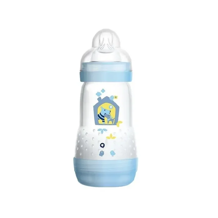 MAM Biberon Verre +2mois 260ml – Bleu