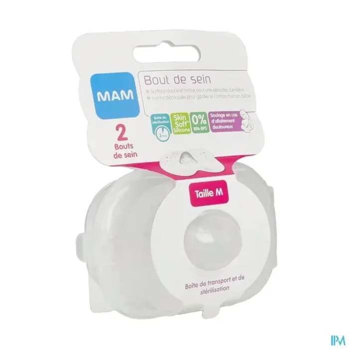 Mam bout de sein taille m silicone bte sterilisation x2