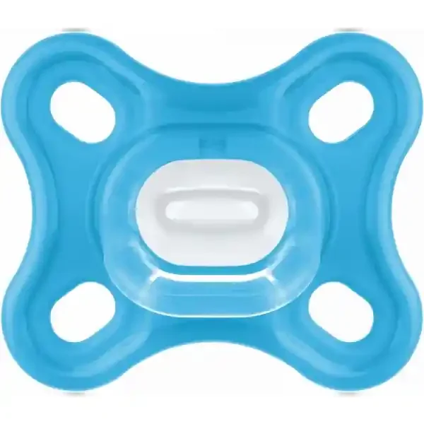 MAM Comfort Sucette Silicone Bleu 0 Mois et + x 2