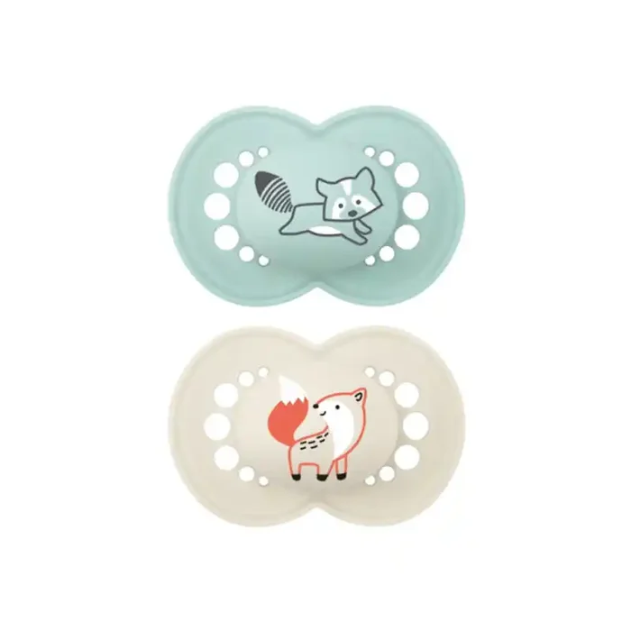 MAM Original 2 sucettes silicone +18mois, classic
