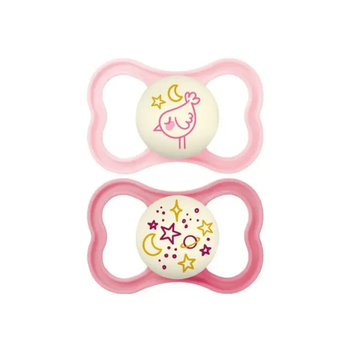 MAM Supreme Nuit + 6 mois lot de 2 sucettes