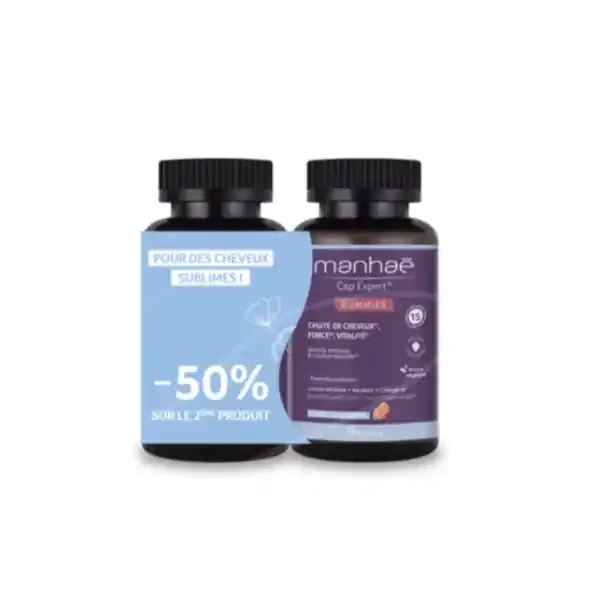 Manhaé cap expert 2×60 gummies