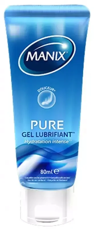 Manix Pure Gel Lubrifiant Hydratation Intense 80 ml