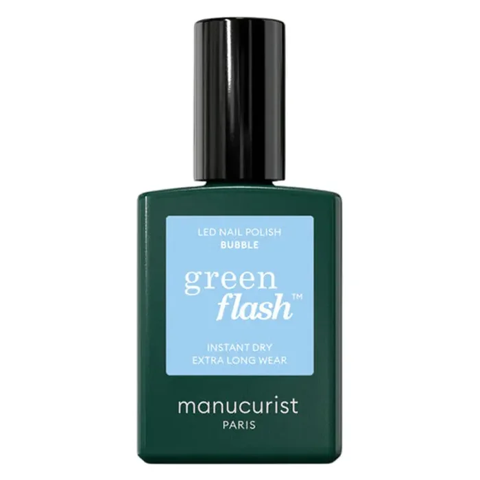 Manucurist green flash vernis semi-permanent bubble 15ml