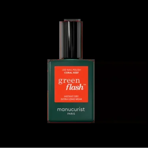 MANUCURIST GREEN FLASH VERNIS SEMI PERMANENT Coral Reef – 15ml