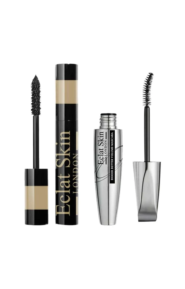 Mascaras volume & waterproof – 2 x 12 ml