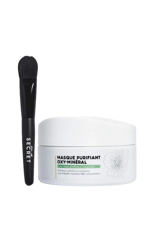 Masque & pinceau applicateur – Peaux à problèmes – Visage