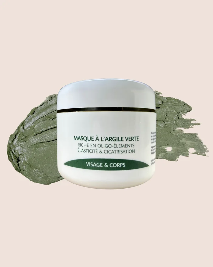 Masque à l'argile verte – Visage et corps