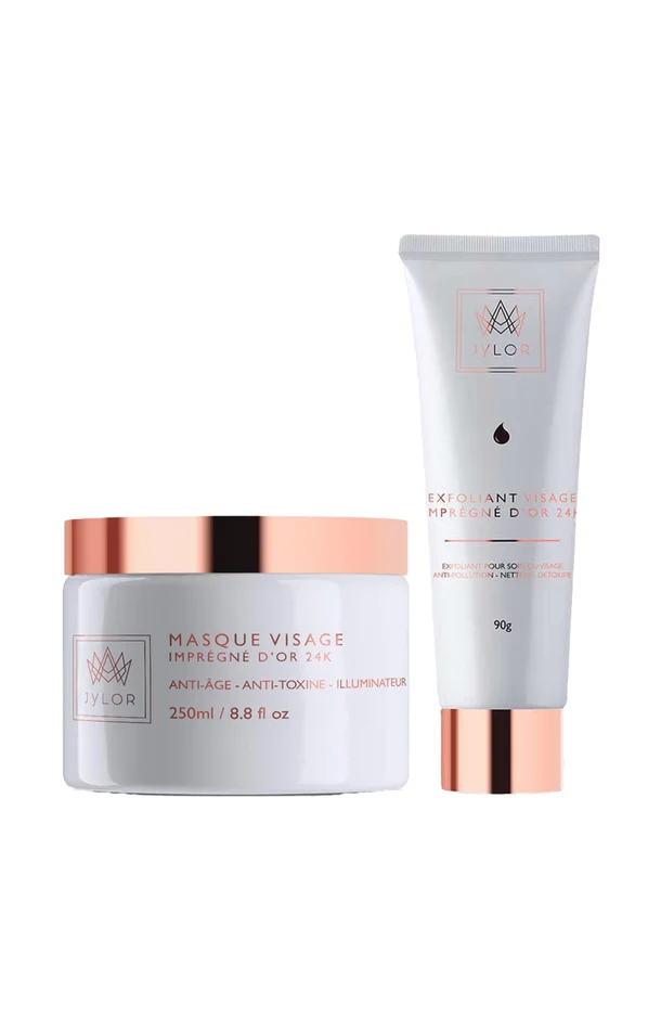 Masque anti-âge & exfoliant – Or 24k – Visage